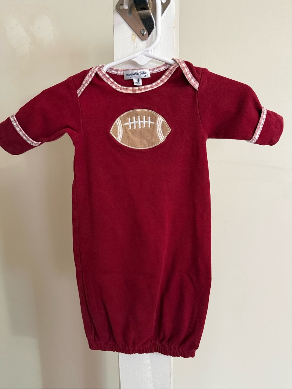 Magnolia Baby Maroon Football Gown